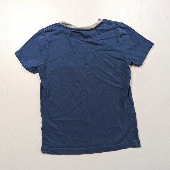 Mini Boden T-Shirt Boys Size 7-8y Blue Shark Graphic - Picture 3 of 4